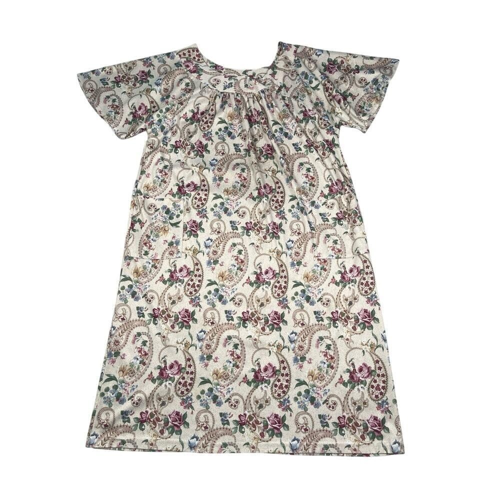Vintage Relaxed Concepts by UC Nightgown‎ Pajamas Womens Large Paisley Floral